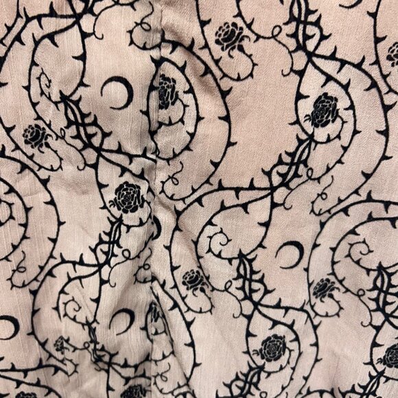 Disturbia rosethorn corset Pink and Black Midi Dress plus size US 16 - Picture 9 of 11